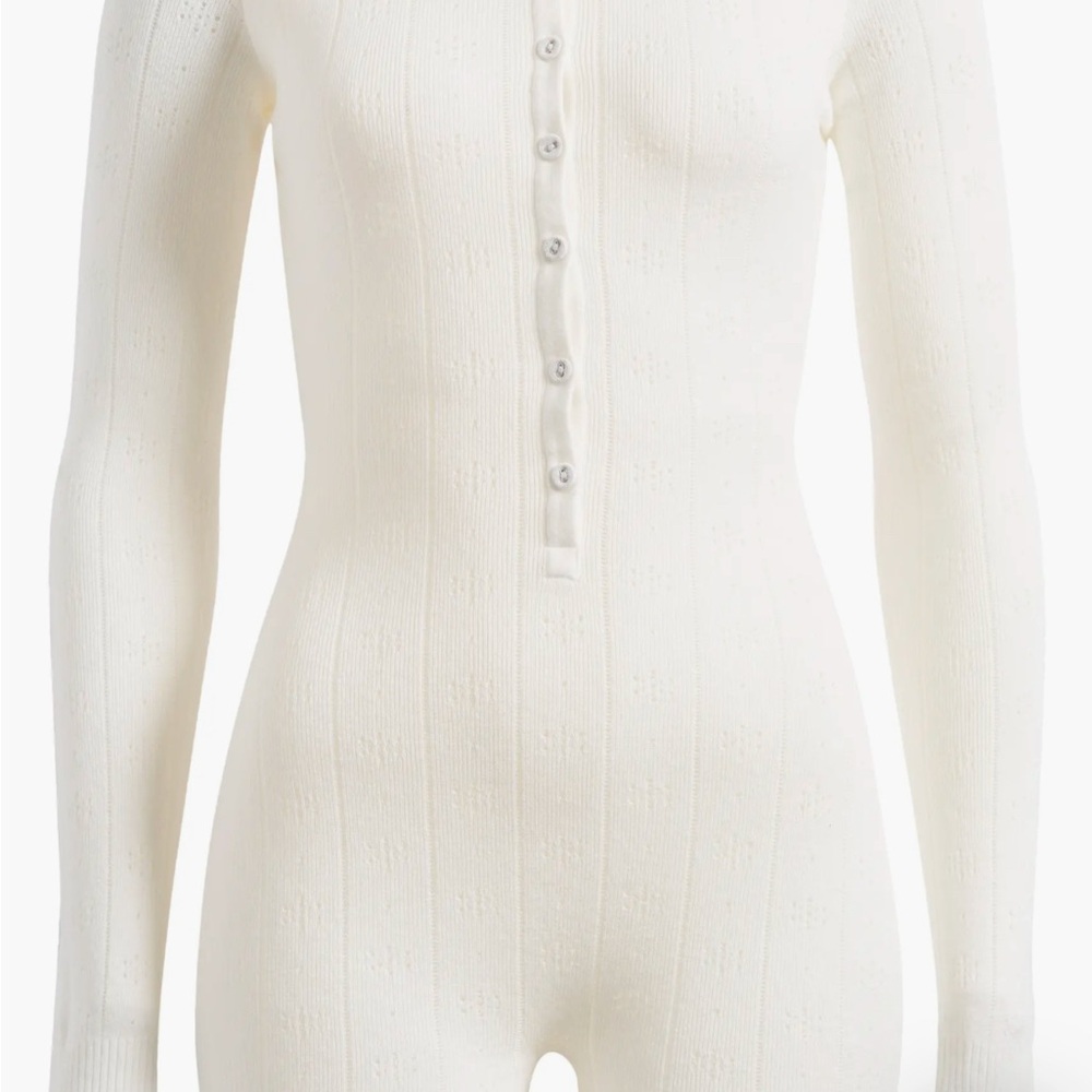 SKIMS Pointelle Knit Romper